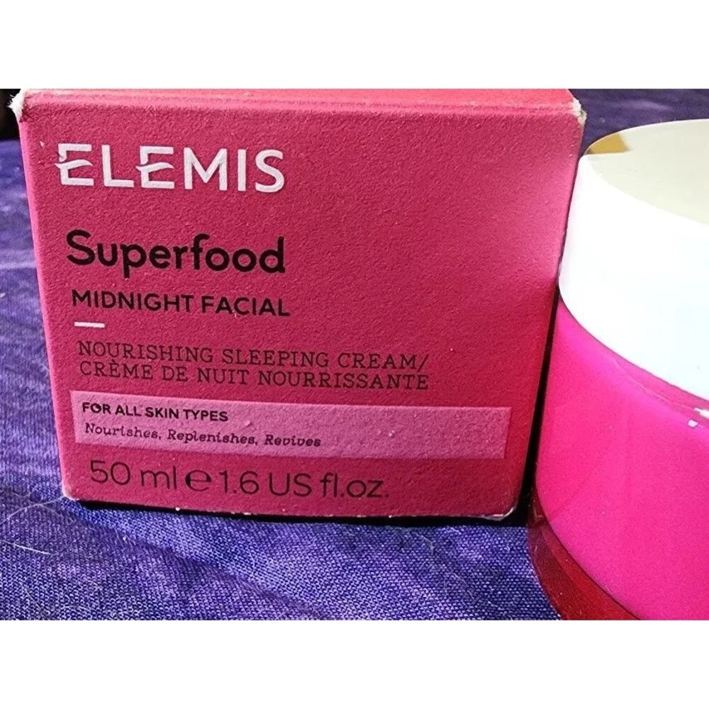 Elemis Superfood Midnight Facial Nourishing Sleeping Night Face Cream All Skin